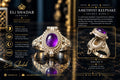 Amethyst Keepsake Secret Ring