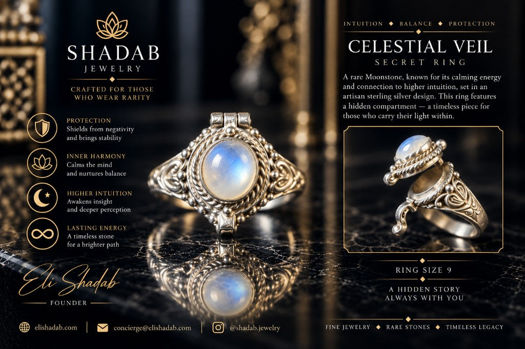 Celestial Veil Secret Ring