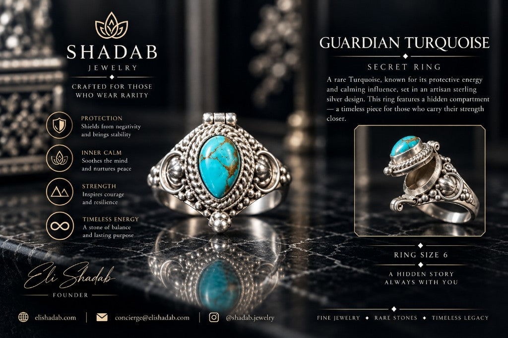Guardian Turquoise Secret Ring