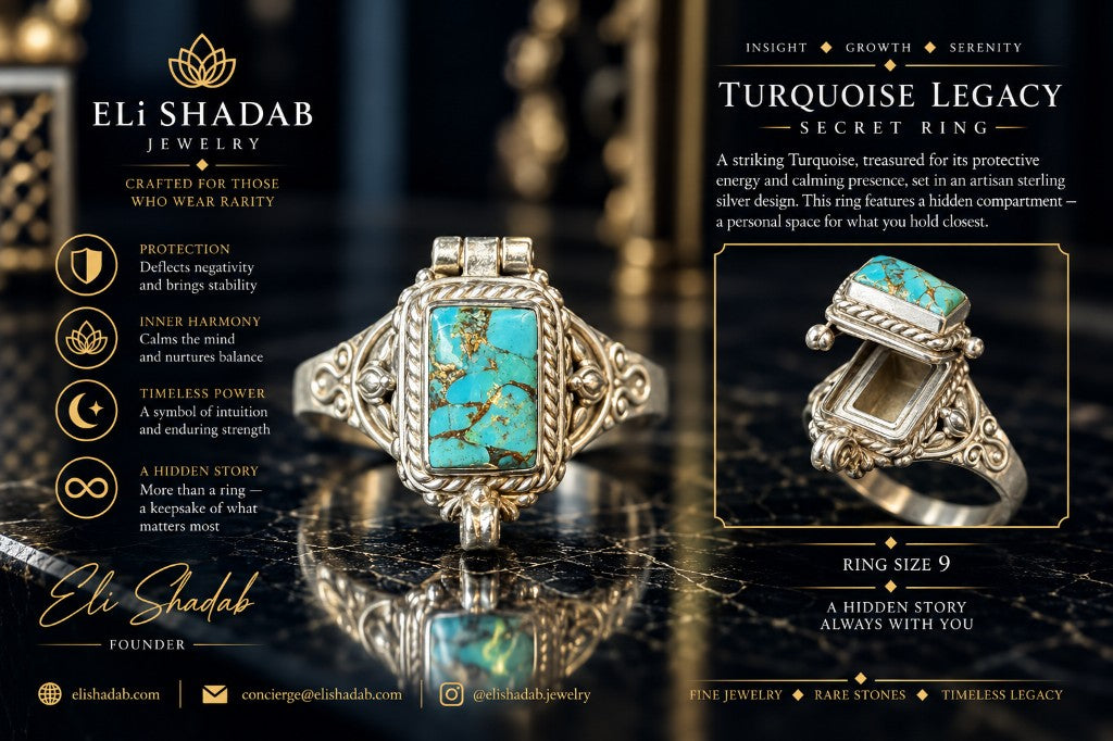 Turquoise Legacy Secret Ring